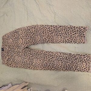 GAP Tan and Black Leopard Print Jeans